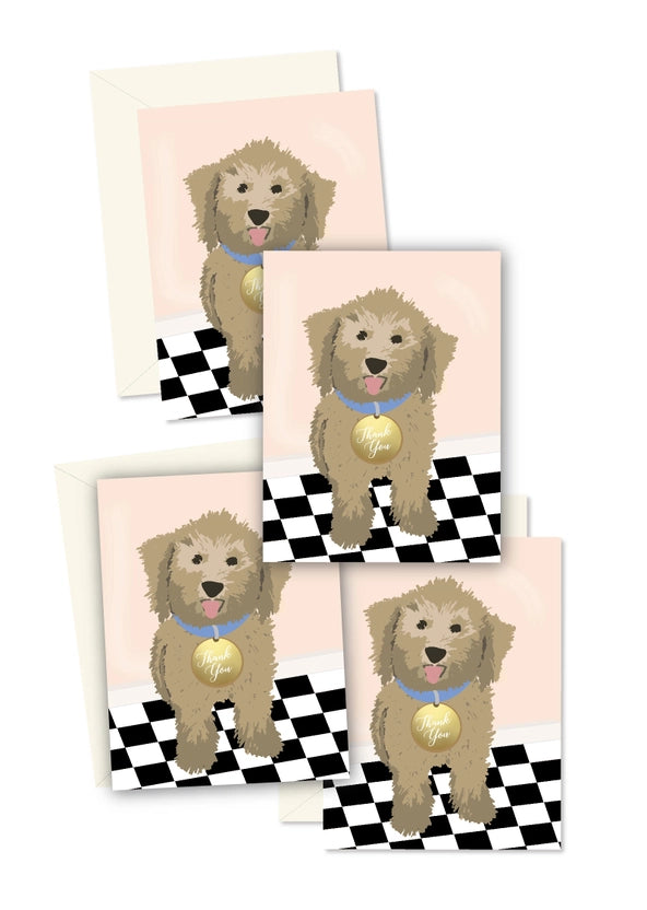 DOG THANK YOU BOXED CARD SET