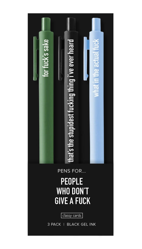 DON'T GIVE A FUCK PEN SET