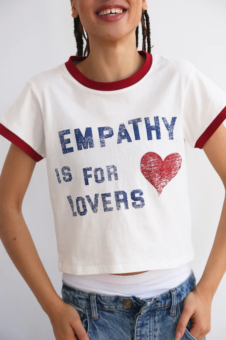 EMPATHY IS FOR LOVERS OVERSIZED TEE