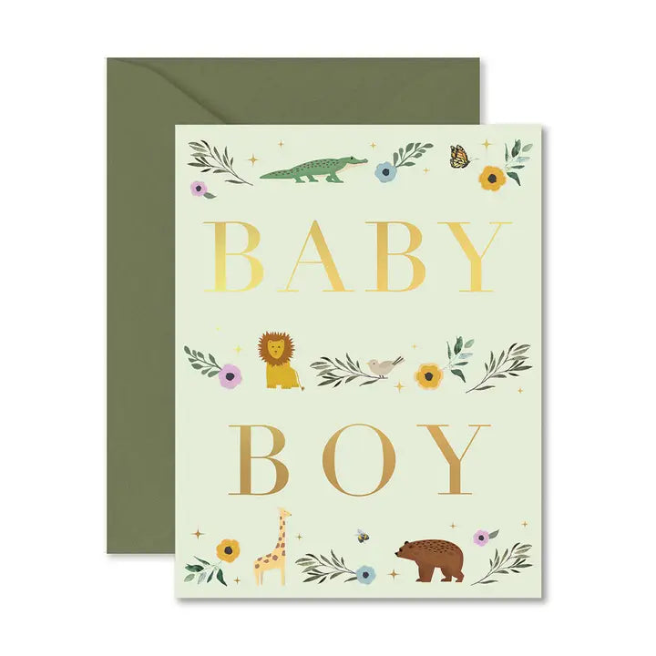 BABY BOY STORYBOOK CARD