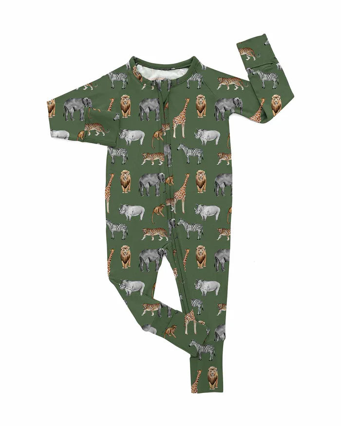 BABY BOY SAFARI ROMPER