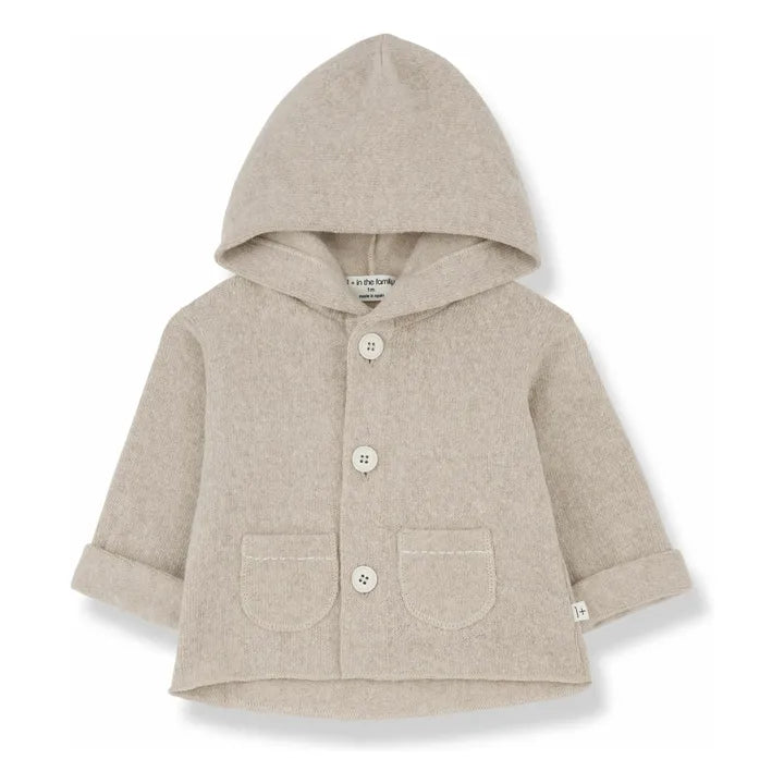 FRED BEIGE HOODED JACKET