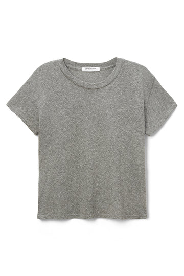 WOMENS HARLEY BOXY CREW TEE - HEATHER GREY