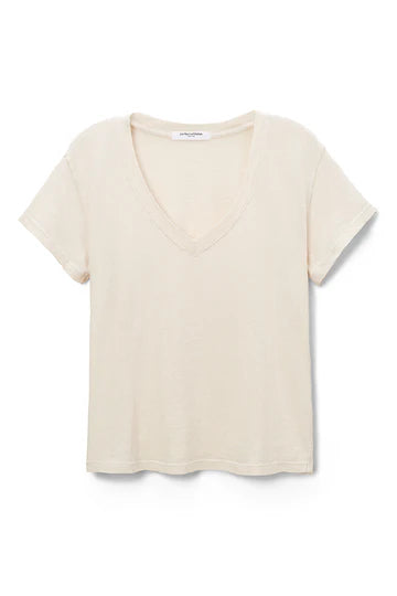 WOMENS HENDRIX BOXY V NECK TEE - SUGAR