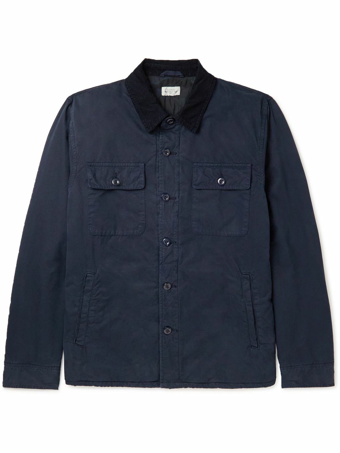 MENS WOVEN JEMMY JACKET - WORKER BLUE