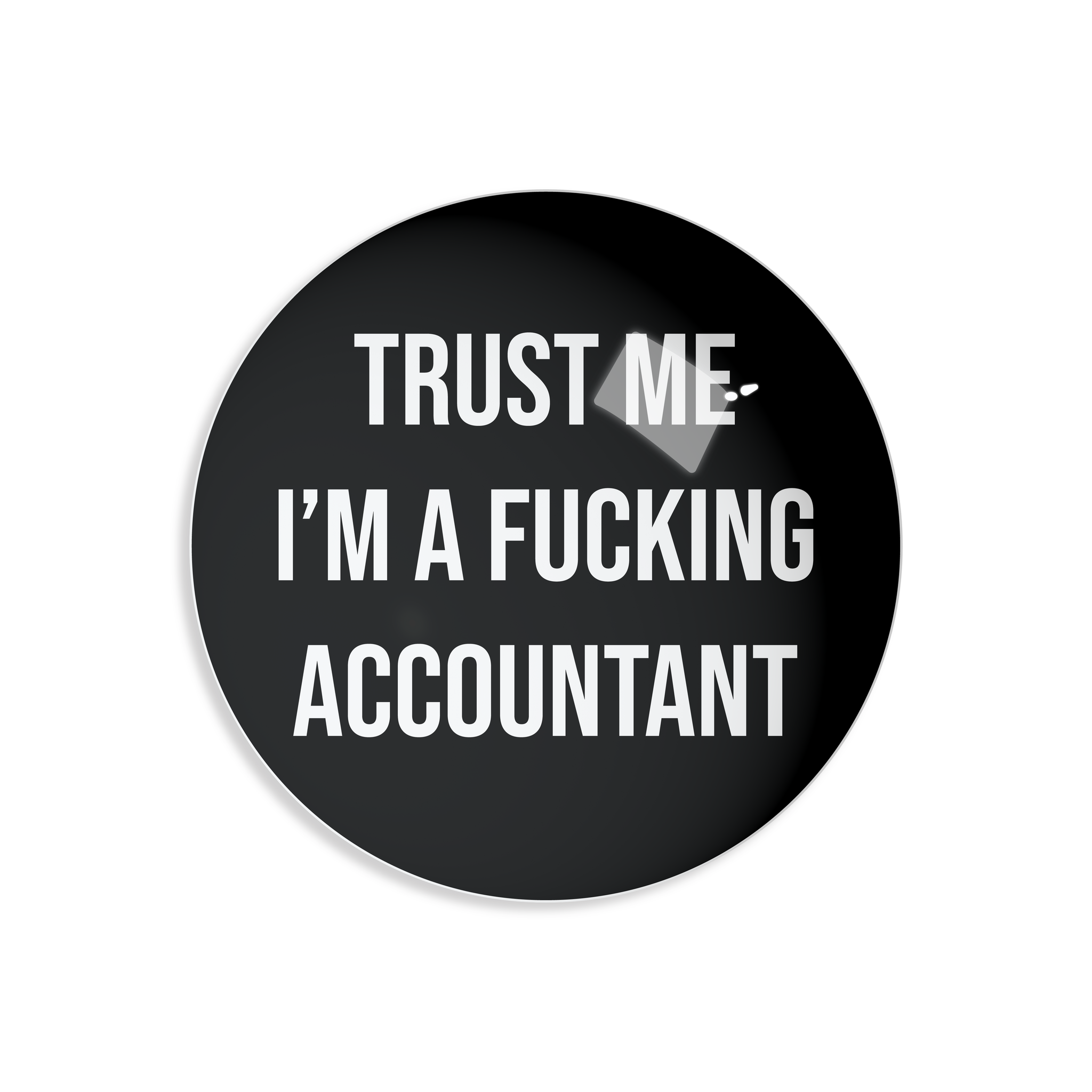 TRUST ME I'M A FUCKING ACCOUNTANT PAPERWEIGHT