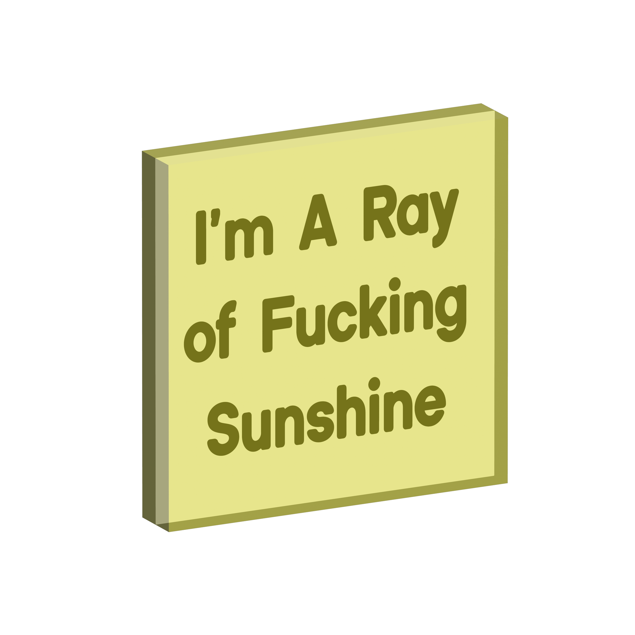 RAY OF FUCKING SUNSHINE ART FRAME