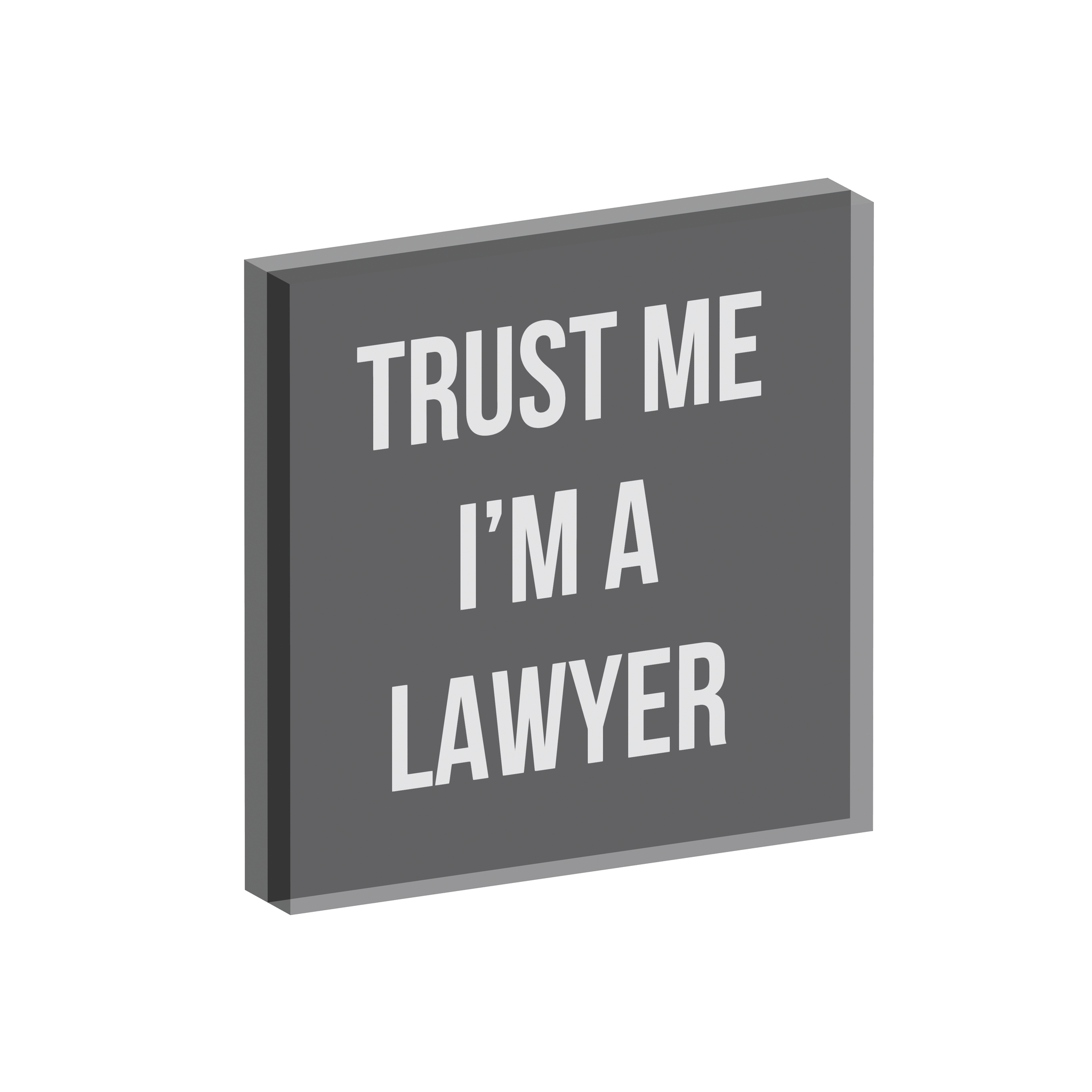 TRUST ME I'M A LAWYER ART FRAME