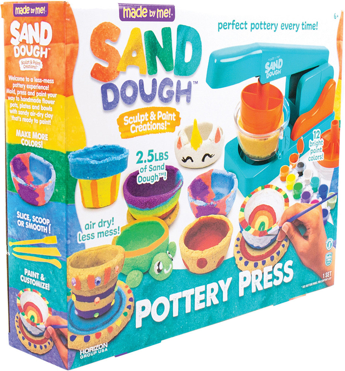 SAND DOUGH POTTERY PRESSED STUDIO