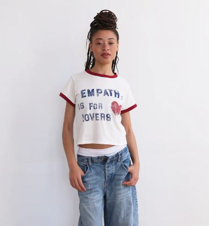 EMPATHY IS FOR LOVERS OVERSIZED TEE