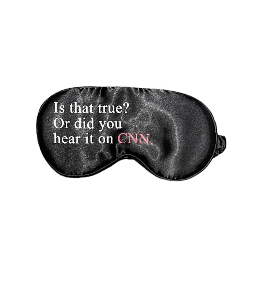 CNN SATIN EYE MASK