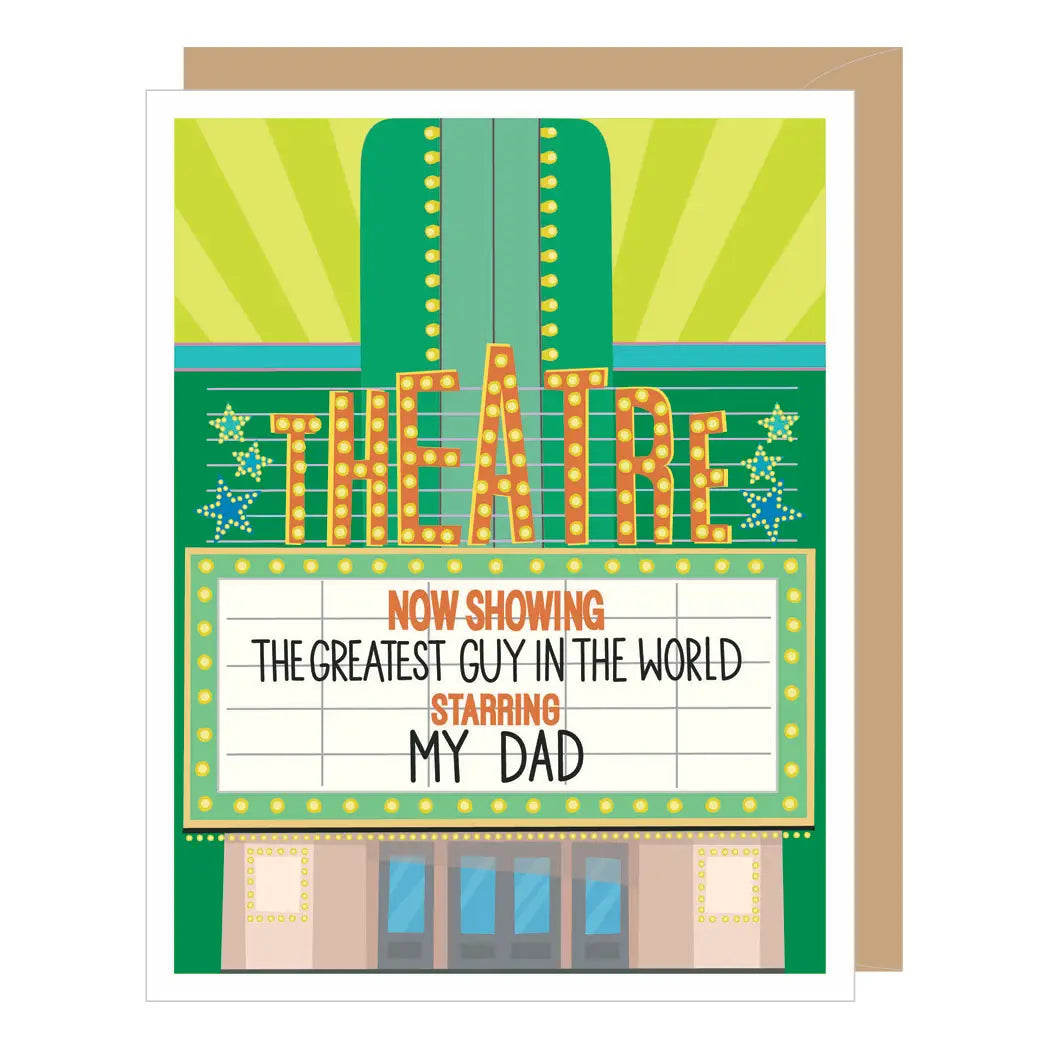 THEATER FATHER'S DAY CARD