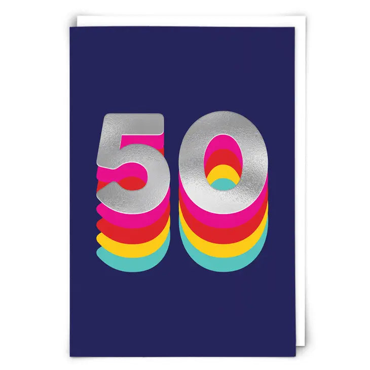 50 NAVY BIRTHDAY CARD