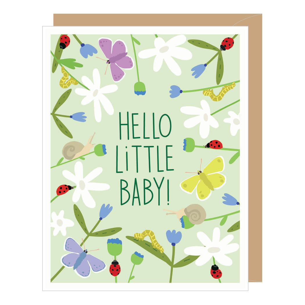 LADYBUG BABY CONGRATS CARD