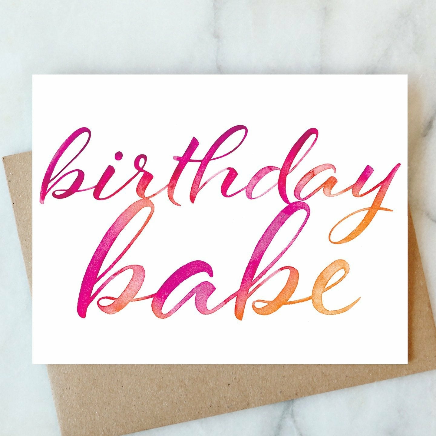 BIRTHDAY BABE CARD-ABIGAIL JAYNE-Kitson LA