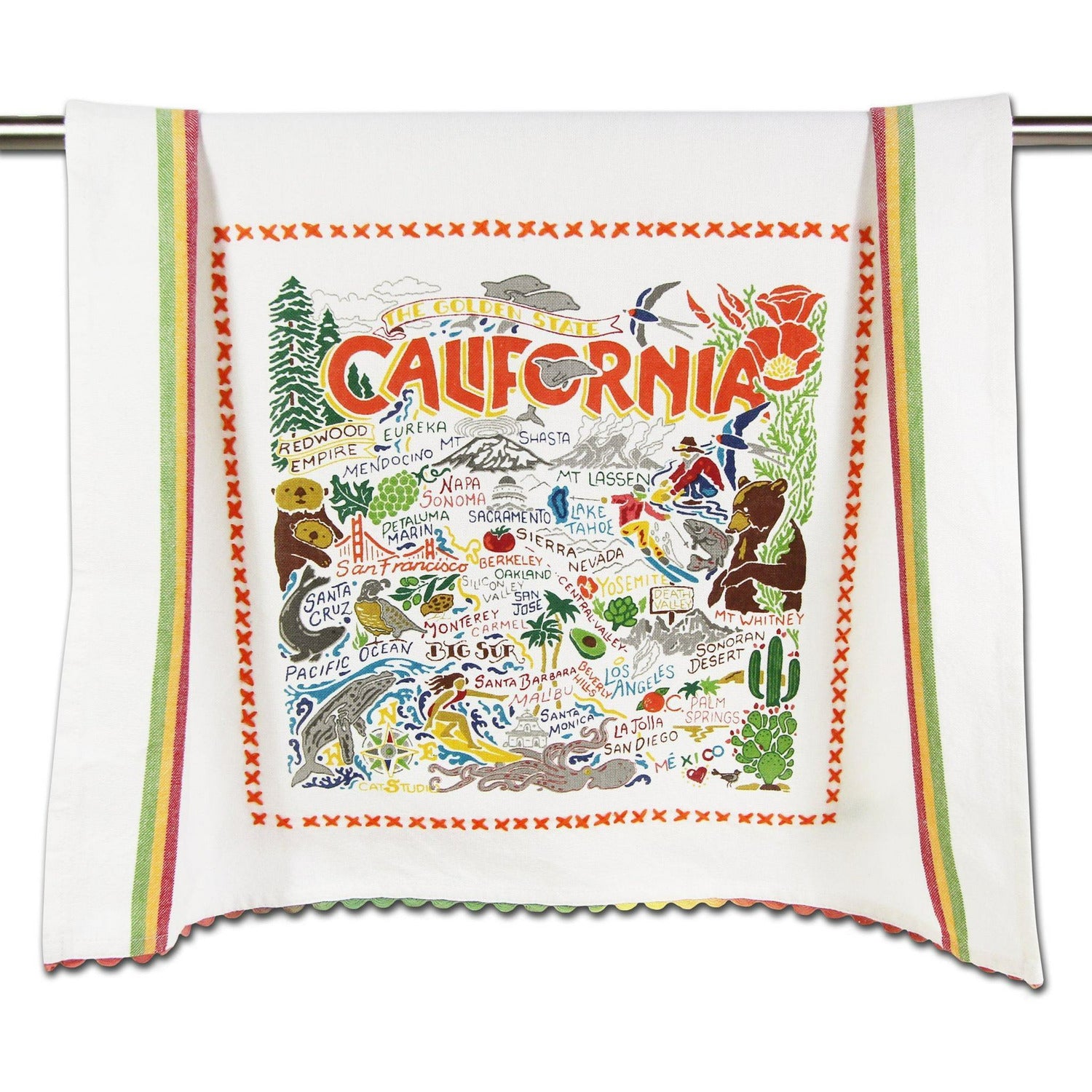 CALIFORNIA KITCHEN TOWEL-CATSTUDIO-Kitson LA