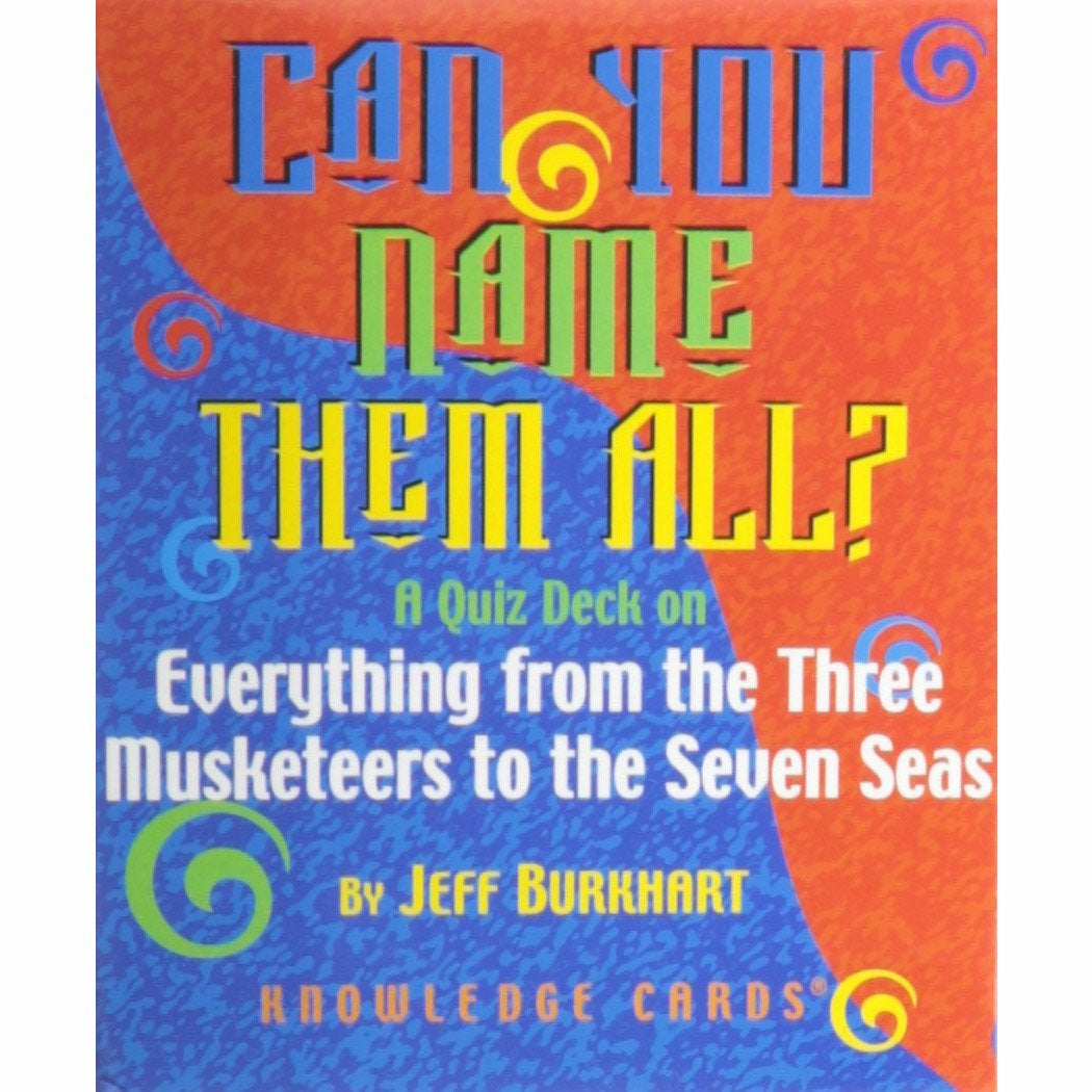 CAN YOU NAME THEM ALL? QUIZ DECK-POMEGRANATE COMMUNICATIONS-Kitson LA
