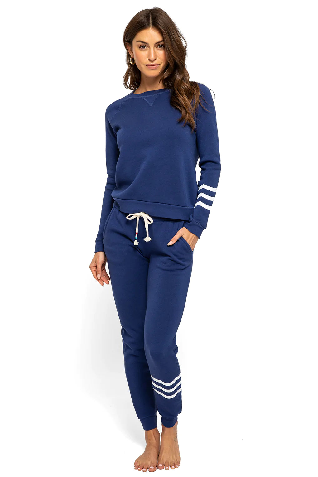 SOL ANGELES WOMENS WAVES JOGGER BLUE JAY