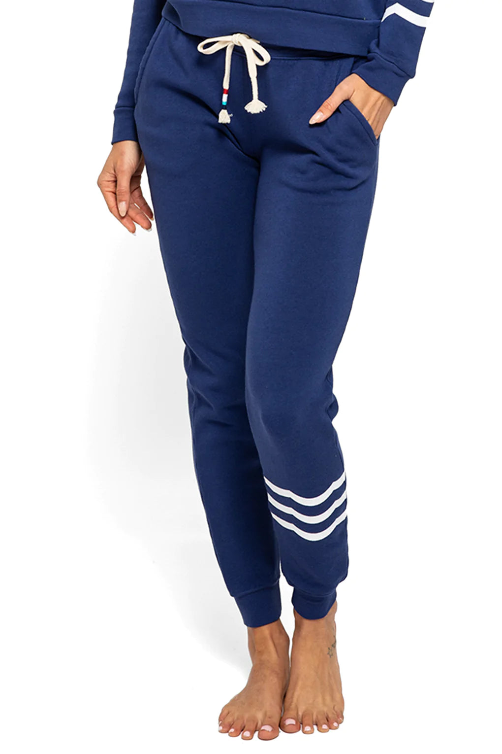 SOL ANGELES WOMENS WAVES JOGGER BLUE JAY