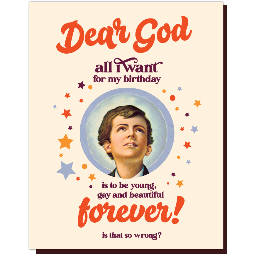 GAY FOREVER CARD-OFFENSIVEDELIGHTFUL-Kitson LA