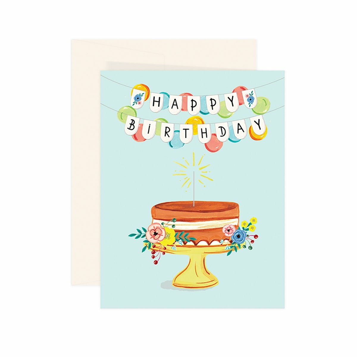 HAPPY BIRTHDAY PARTY CARD-PAIGE & WILLOW-Kitson LA