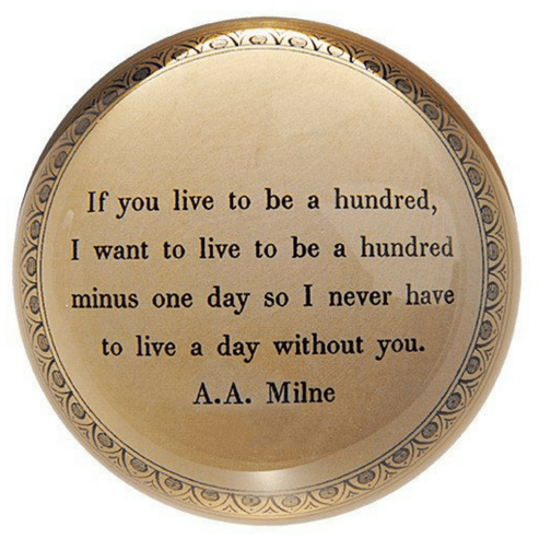 IF YOU LIVE TO BE A HUNDRED PAPERWEIGHT-SUGARBOO DESIGNS-Kitson LA