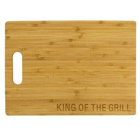 KING OF THE GRILL CUTTING BOARD-ABOUT FACE DESIGNS-Kitson LA