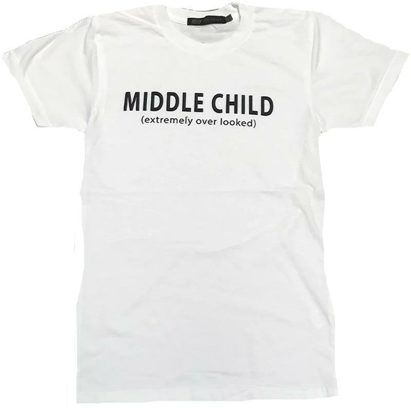 MIDDLE CHILD WOMENS T-SHIRT-JET-Kitson LA