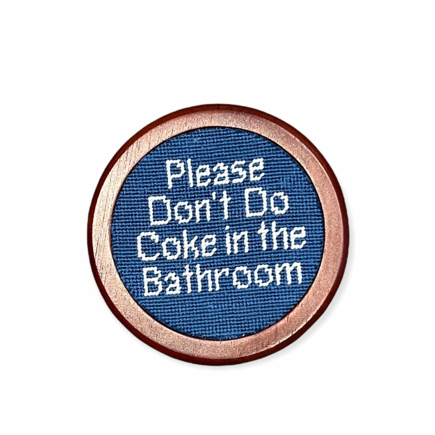 PLEASE DON'T DO COKE IN THE BATHROOM COASTER-SMATHERS & BRANSON-Kitson LA