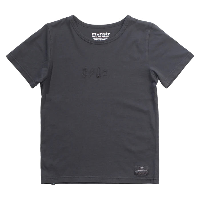 NOT SQUARE TEE - SOFT BLACK