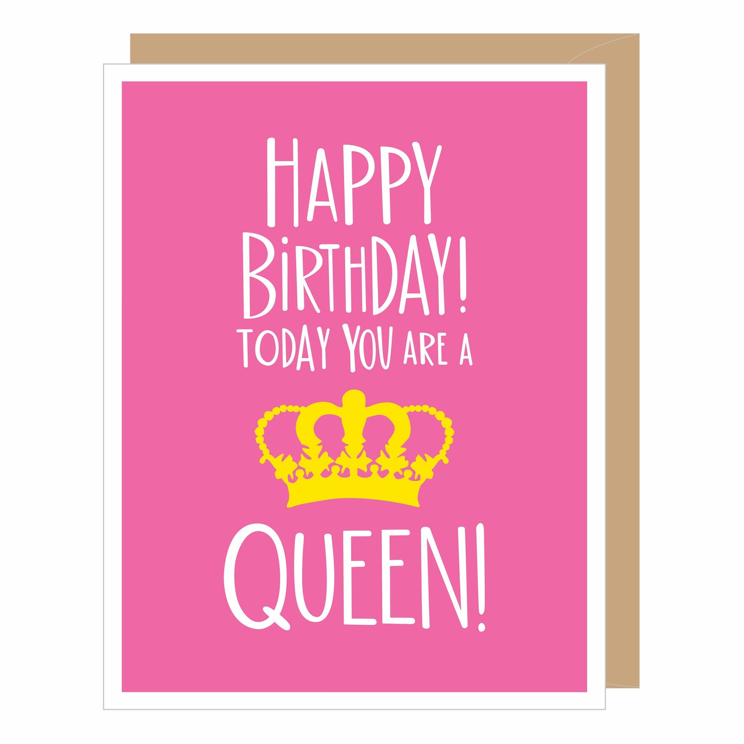 QUEEN FOR THE DAY GREETING CARD-APARTMENT 2 CARDS-Kitson LA