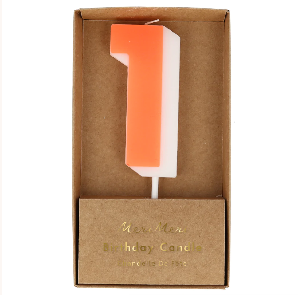 NUMBER 1 CANDLE