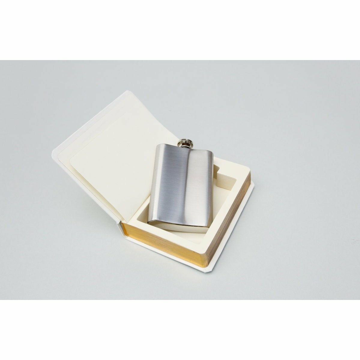 WHITE SELF HELP FLASK HIDDEN IN BOOK-SUCKUK-Kitson LA