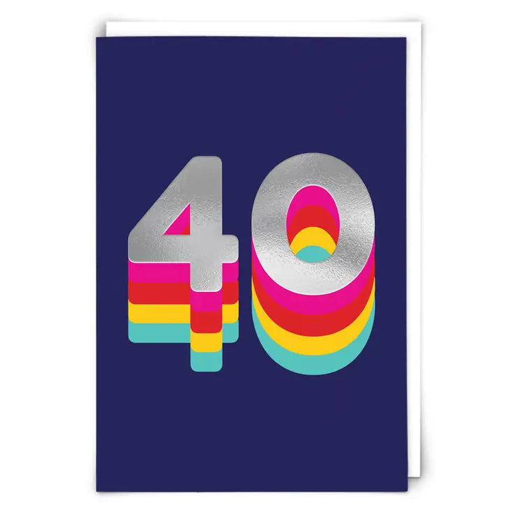 40 NAVY BIRTHDAY CARD