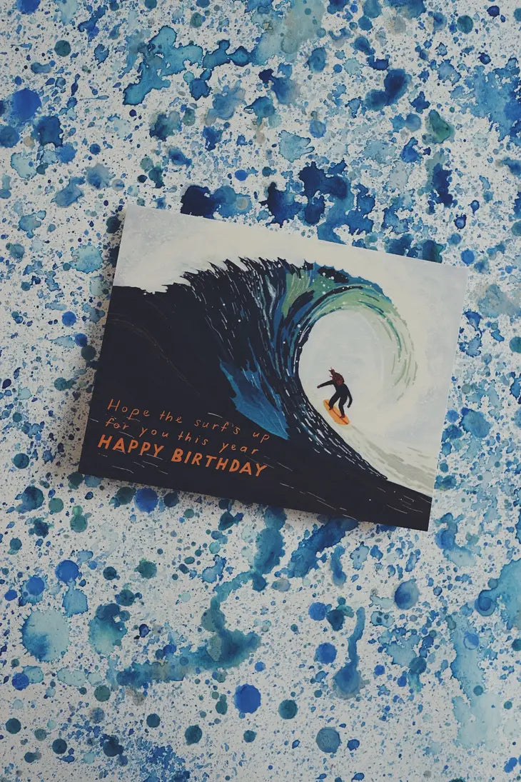 SURF'S UP GREETING CARD