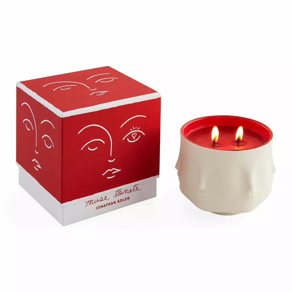 MUSE COULEUR TOMATE CANDLE